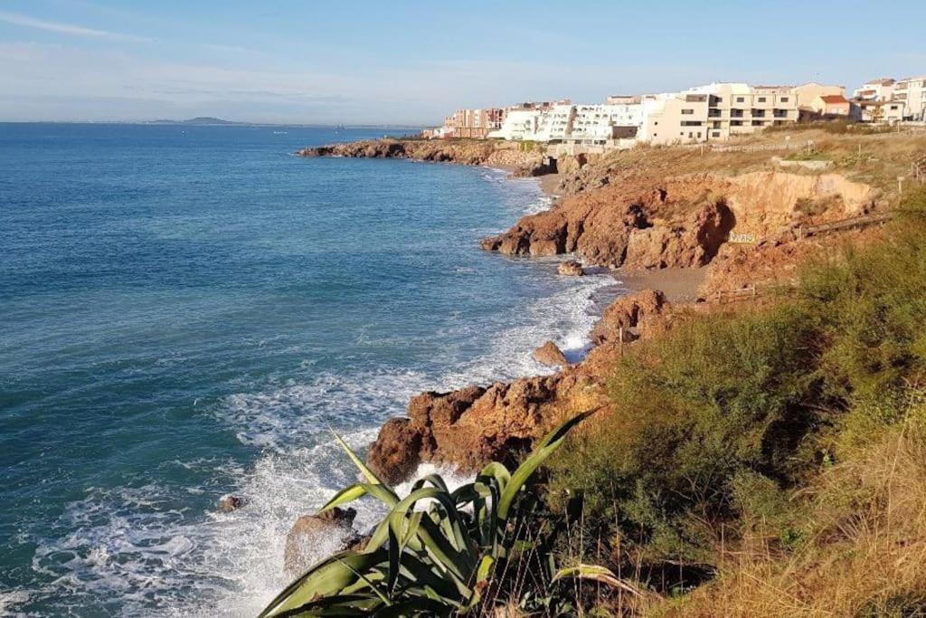Ferienwohnung La Plage Vous Appartient - Studio Cabine Vue Mer Sète Exterior foto