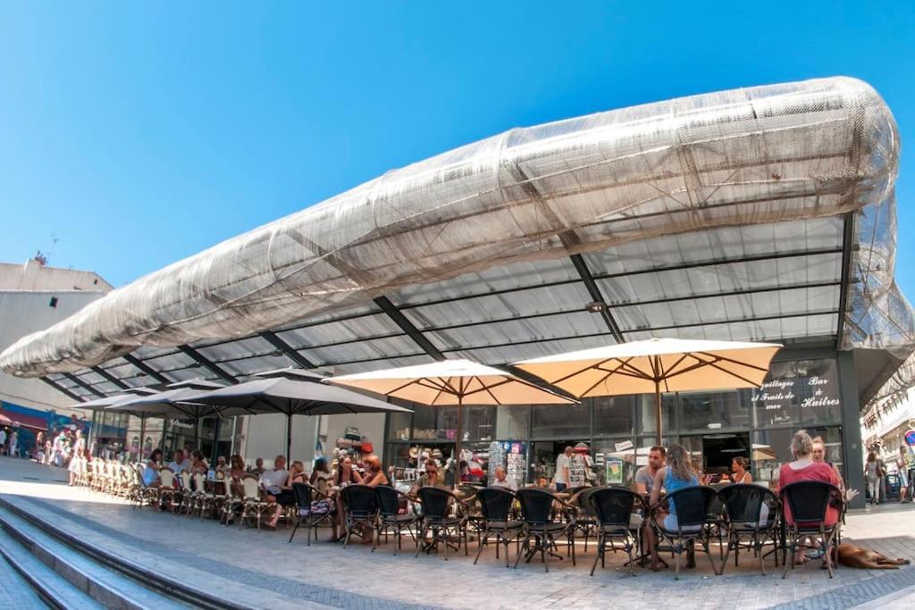 Ferienwohnung La Plage Vous Appartient - Studio Cabine Vue Mer Sète Exterior foto
